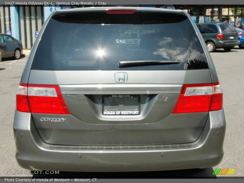 Nimbus Gray Metallic / Gray 2007 Honda Odyssey EX-L