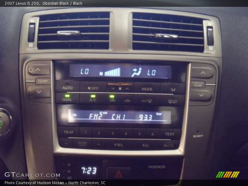 Obsidian Black / Black 2007 Lexus IS 250