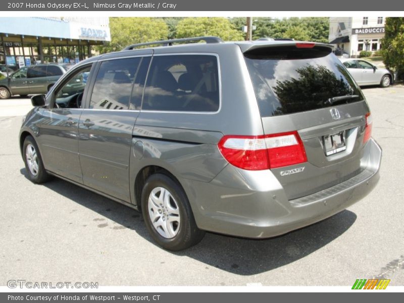 Nimbus Gray Metallic / Gray 2007 Honda Odyssey EX-L