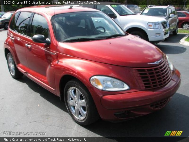 Inferno Red Pearl / Dark Slate Gray 2003 Chrysler PT Cruiser Limited