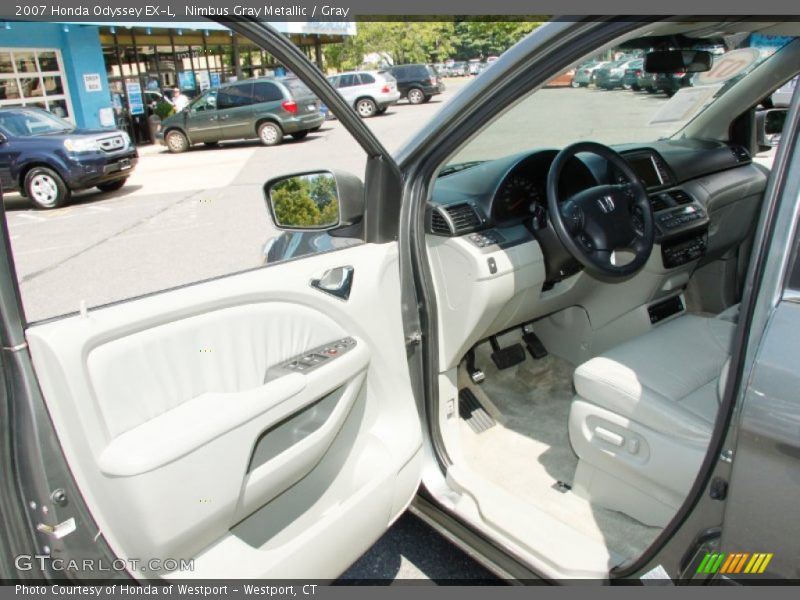 Nimbus Gray Metallic / Gray 2007 Honda Odyssey EX-L