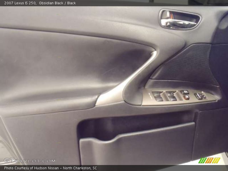 Obsidian Black / Black 2007 Lexus IS 250