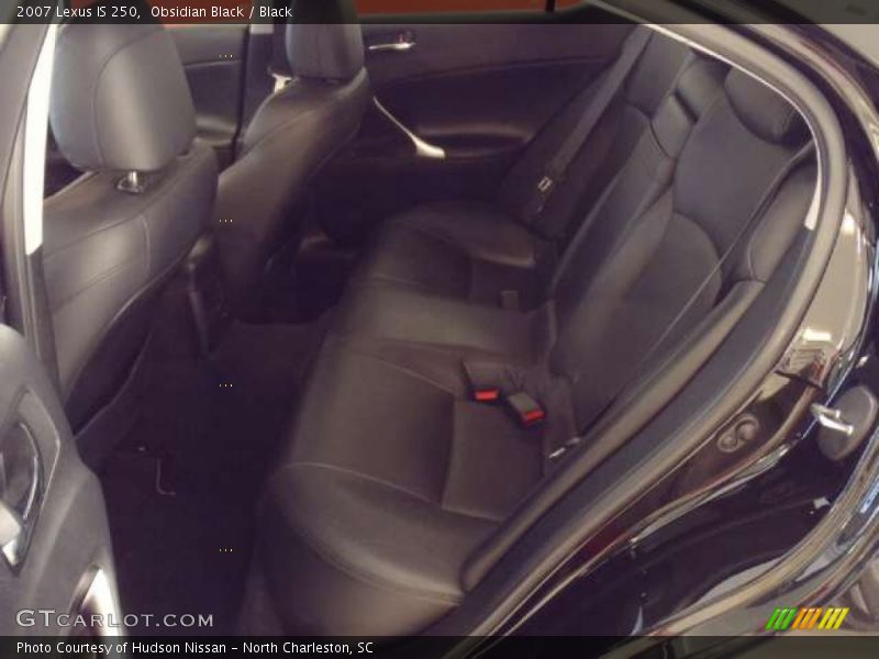 Obsidian Black / Black 2007 Lexus IS 250