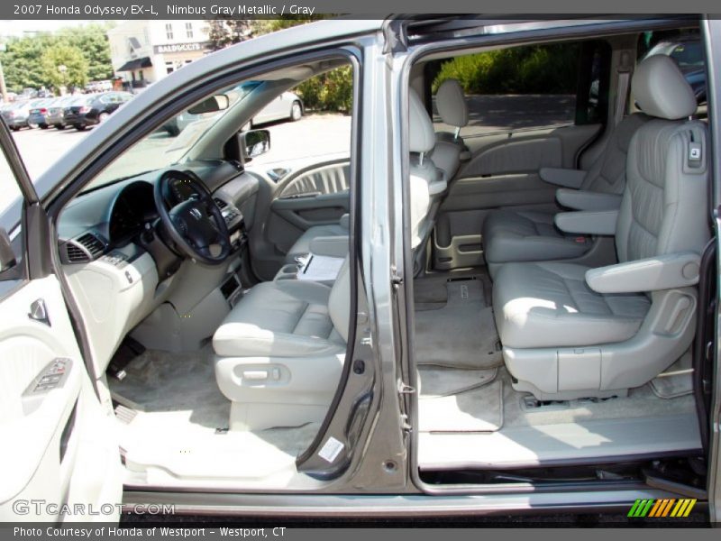 Nimbus Gray Metallic / Gray 2007 Honda Odyssey EX-L
