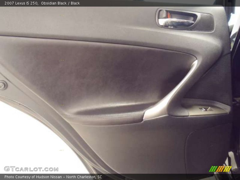 Obsidian Black / Black 2007 Lexus IS 250