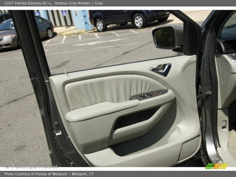Nimbus Gray Metallic / Gray 2007 Honda Odyssey EX-L