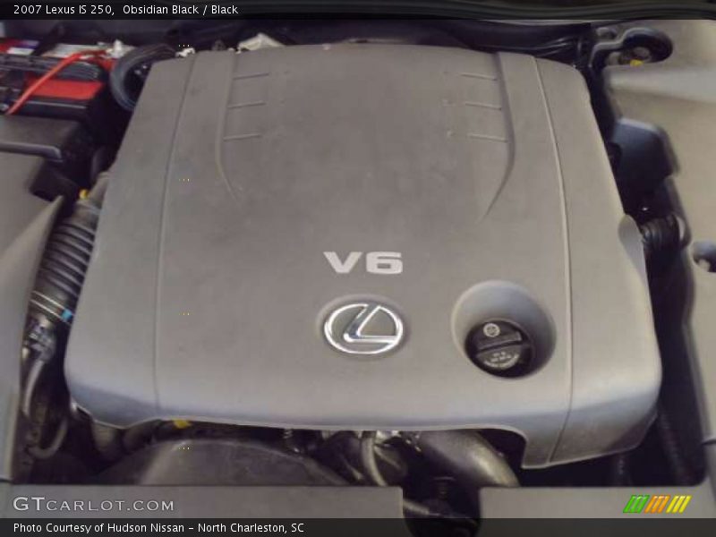 Obsidian Black / Black 2007 Lexus IS 250