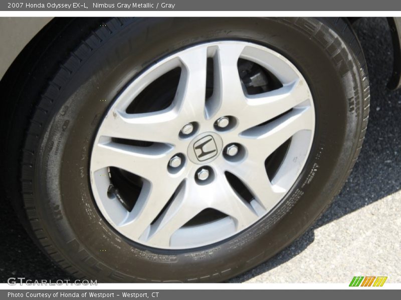 Nimbus Gray Metallic / Gray 2007 Honda Odyssey EX-L