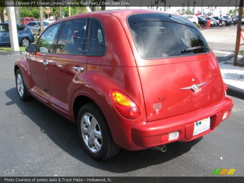 Inferno Red Pearl / Dark Slate Gray 2003 Chrysler PT Cruiser Limited