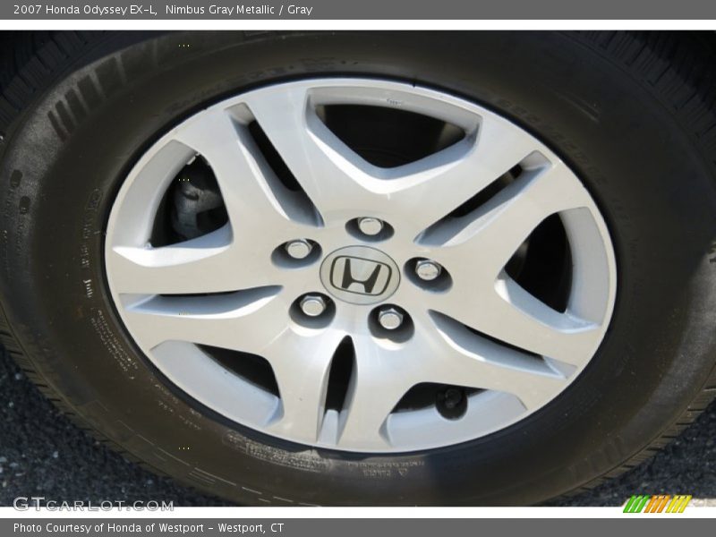 Nimbus Gray Metallic / Gray 2007 Honda Odyssey EX-L