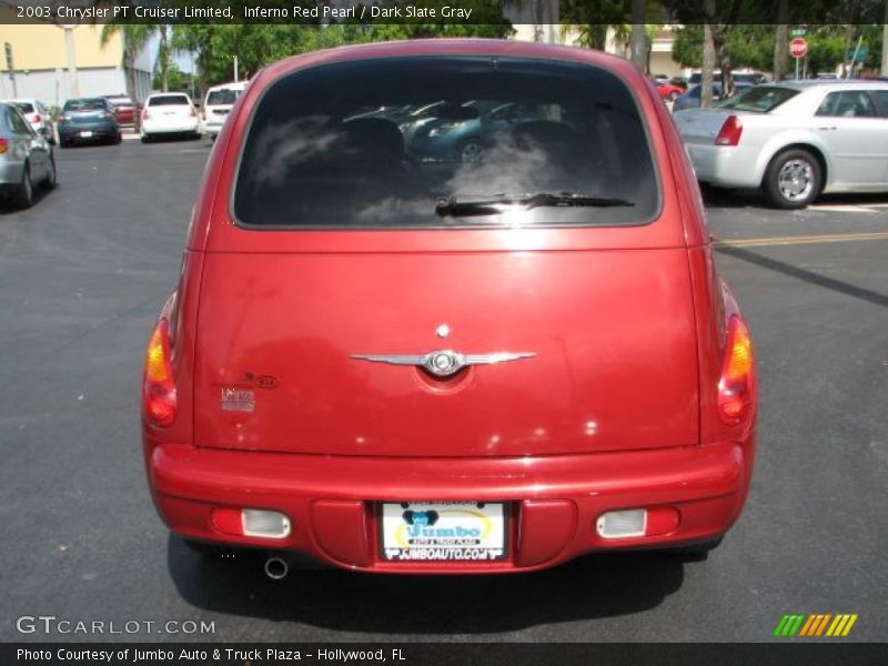 Inferno Red Pearl / Dark Slate Gray 2003 Chrysler PT Cruiser Limited