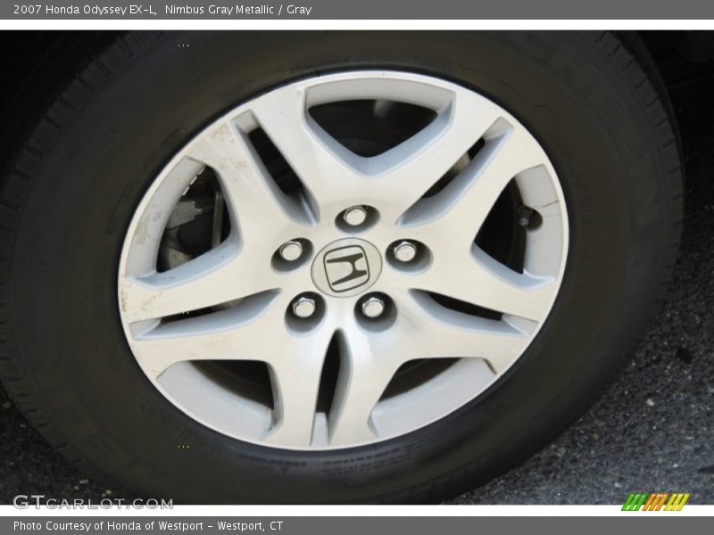 Nimbus Gray Metallic / Gray 2007 Honda Odyssey EX-L