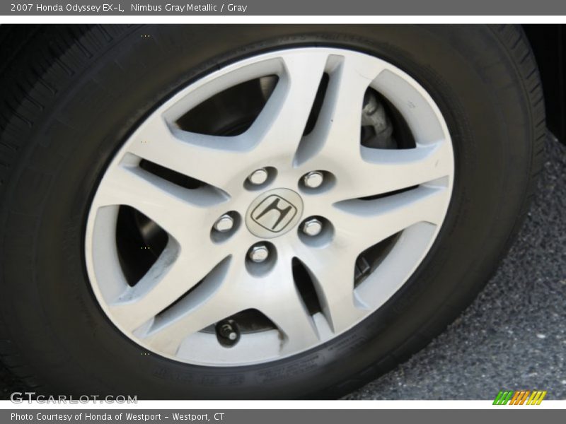 Nimbus Gray Metallic / Gray 2007 Honda Odyssey EX-L