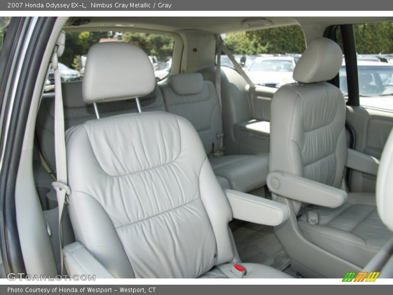 Nimbus Gray Metallic / Gray 2007 Honda Odyssey EX-L