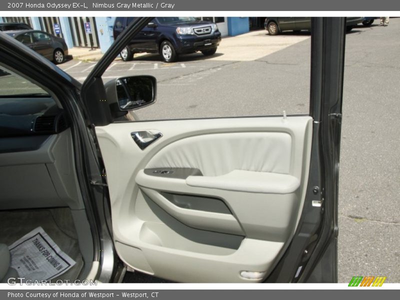 Nimbus Gray Metallic / Gray 2007 Honda Odyssey EX-L