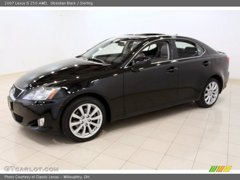 Obsidian Black / Sterling 2007 Lexus IS 250 AWD