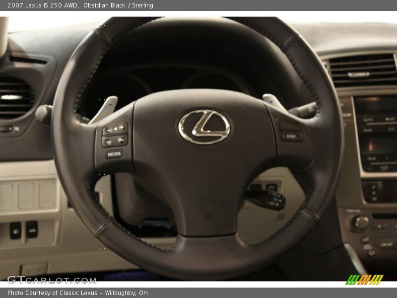 Obsidian Black / Sterling 2007 Lexus IS 250 AWD