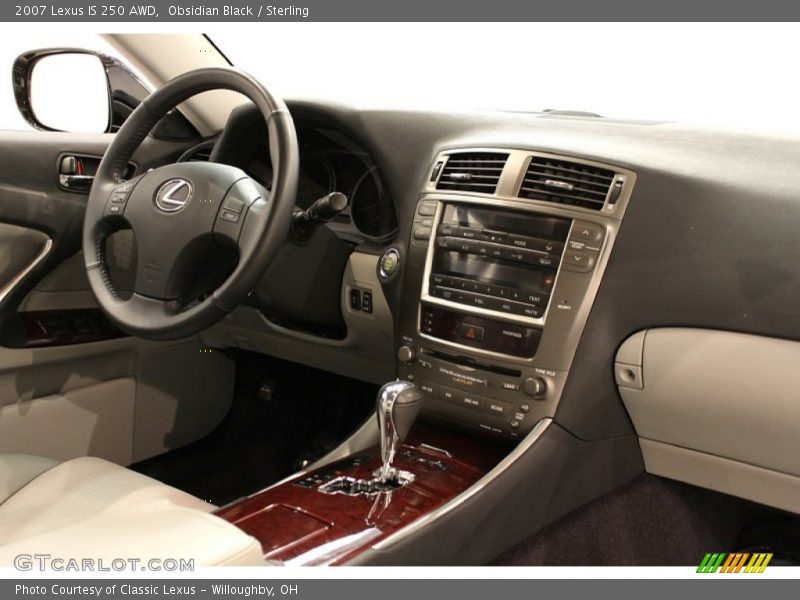 Obsidian Black / Sterling 2007 Lexus IS 250 AWD