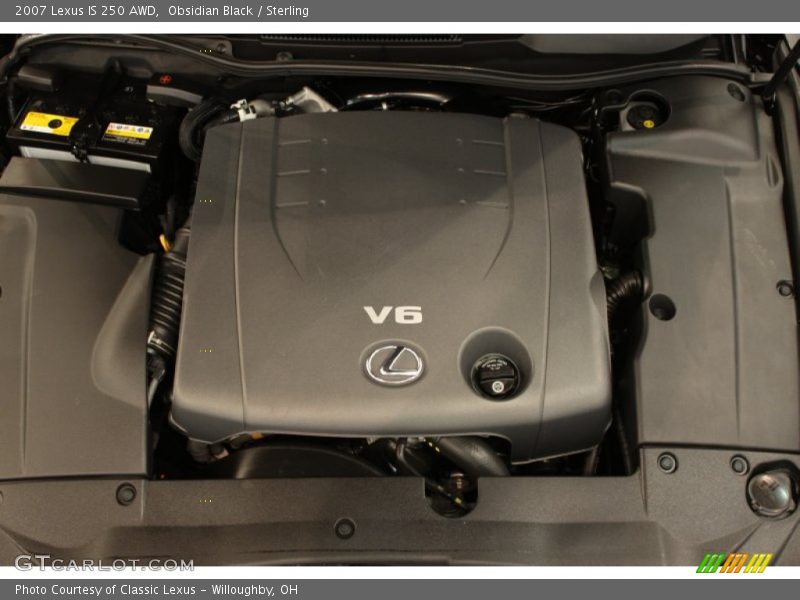 Obsidian Black / Sterling 2007 Lexus IS 250 AWD