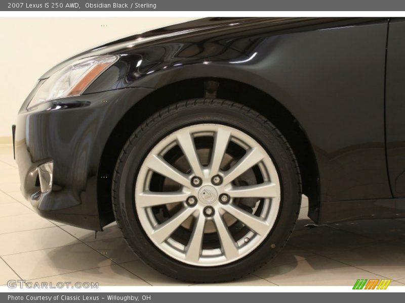 Obsidian Black / Sterling 2007 Lexus IS 250 AWD