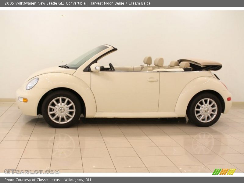 Harvest Moon Beige / Cream Beige 2005 Volkswagen New Beetle GLS Convertible