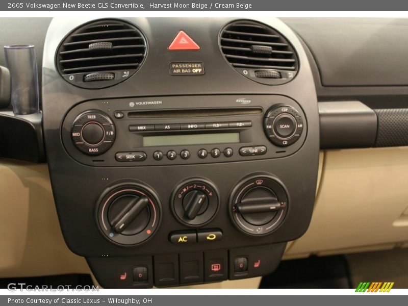 Harvest Moon Beige / Cream Beige 2005 Volkswagen New Beetle GLS Convertible