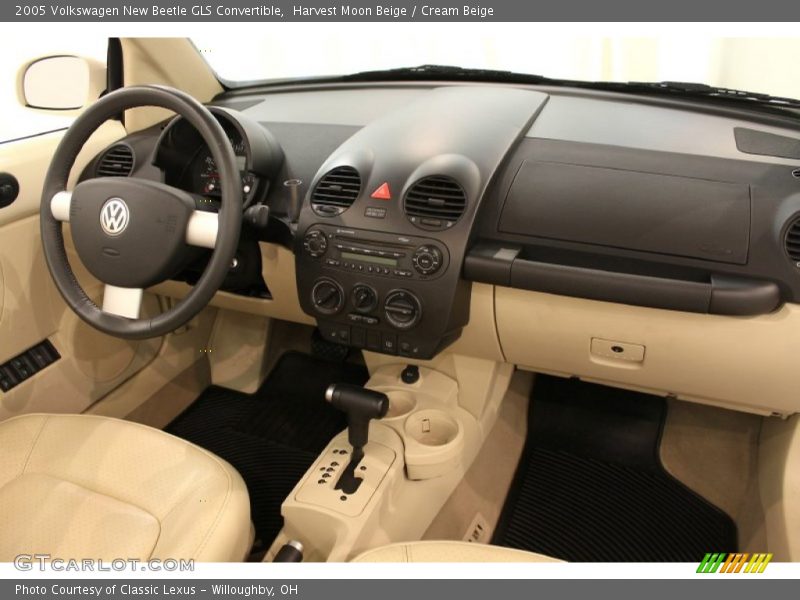 Harvest Moon Beige / Cream Beige 2005 Volkswagen New Beetle GLS Convertible