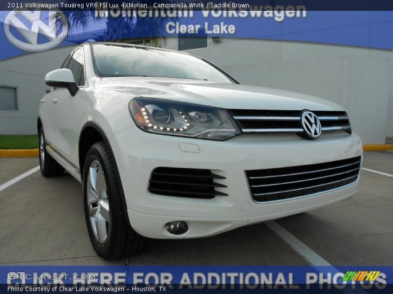Campanella White / Saddle Brown 2011 Volkswagen Touareg VR6 FSI Lux 4XMotion
