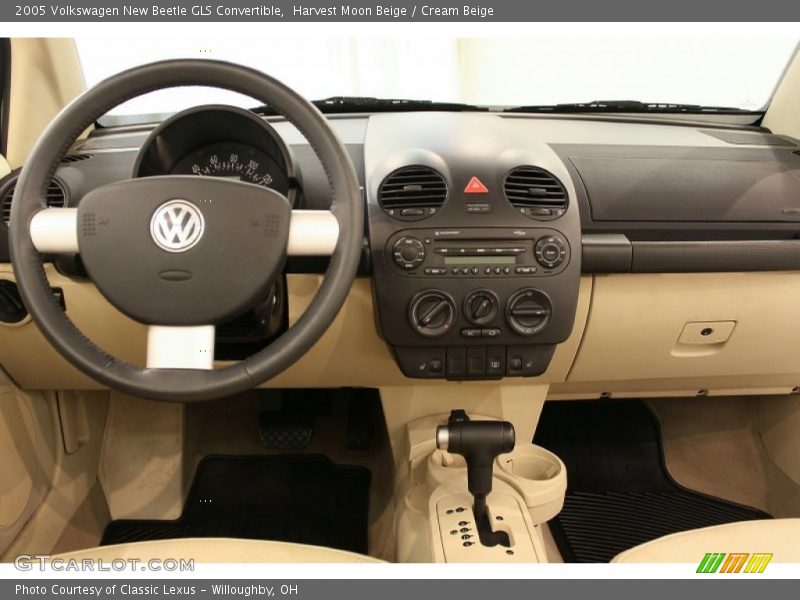 Harvest Moon Beige / Cream Beige 2005 Volkswagen New Beetle GLS Convertible