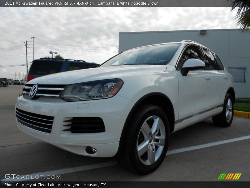 Campanella White / Saddle Brown 2011 Volkswagen Touareg VR6 FSI Lux 4XMotion