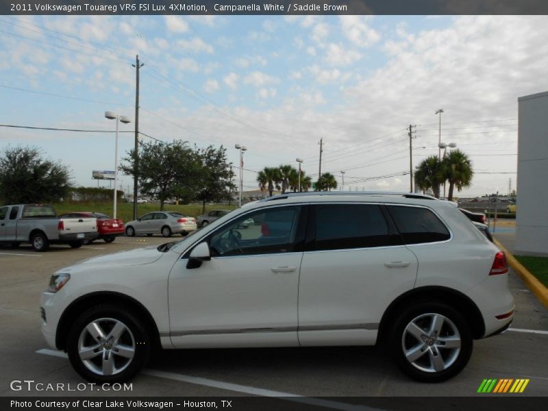 Campanella White / Saddle Brown 2011 Volkswagen Touareg VR6 FSI Lux 4XMotion