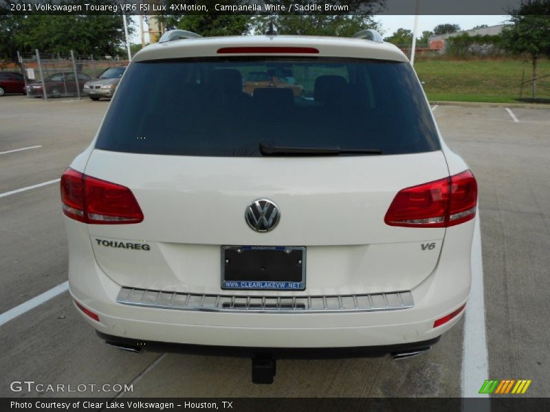 Campanella White / Saddle Brown 2011 Volkswagen Touareg VR6 FSI Lux 4XMotion