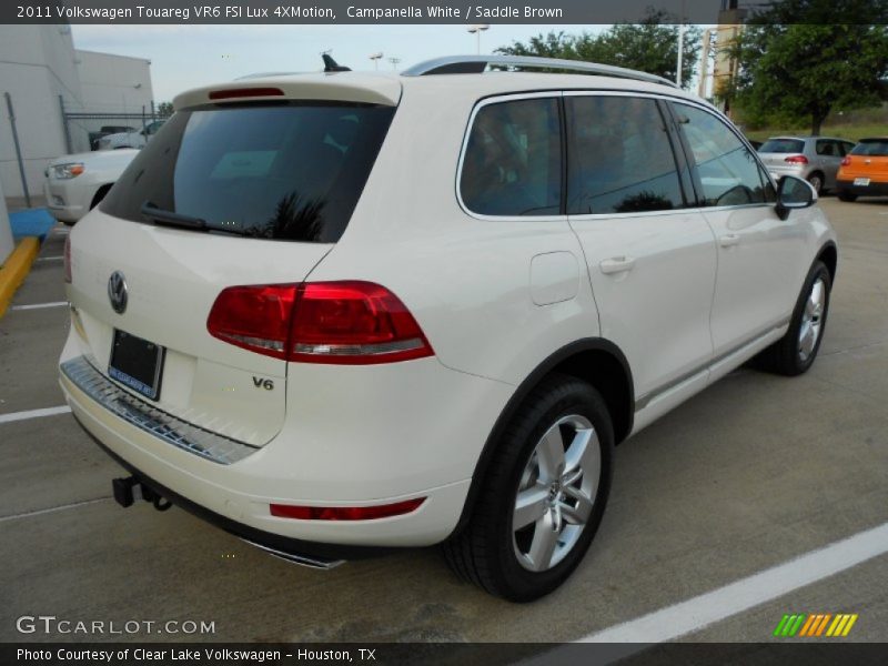Campanella White / Saddle Brown 2011 Volkswagen Touareg VR6 FSI Lux 4XMotion