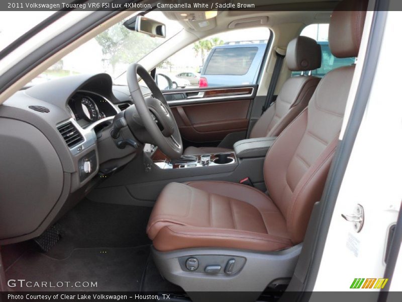  2011 Touareg VR6 FSI Lux 4XMotion Saddle Brown Interior