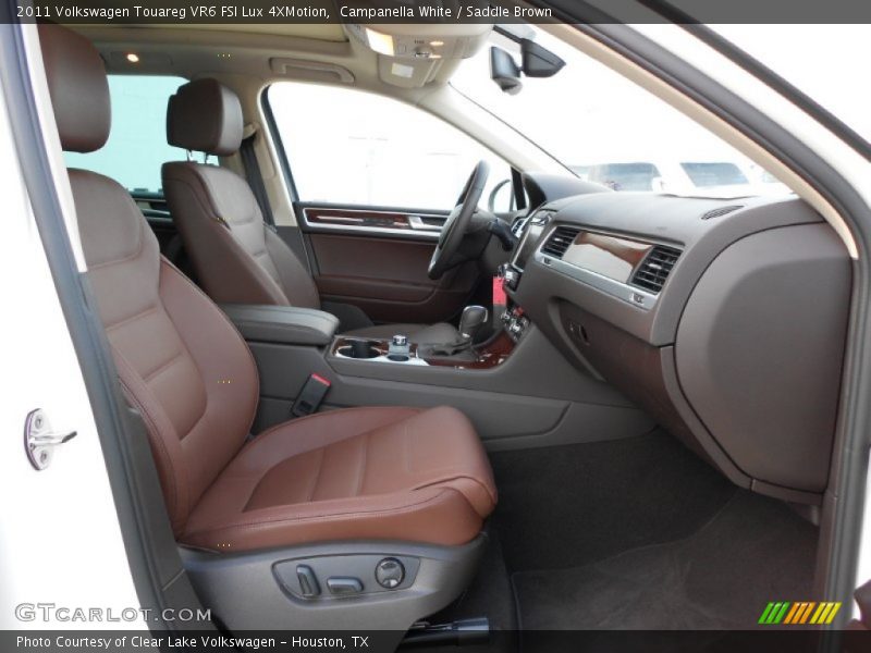  2011 Touareg VR6 FSI Lux 4XMotion Saddle Brown Interior