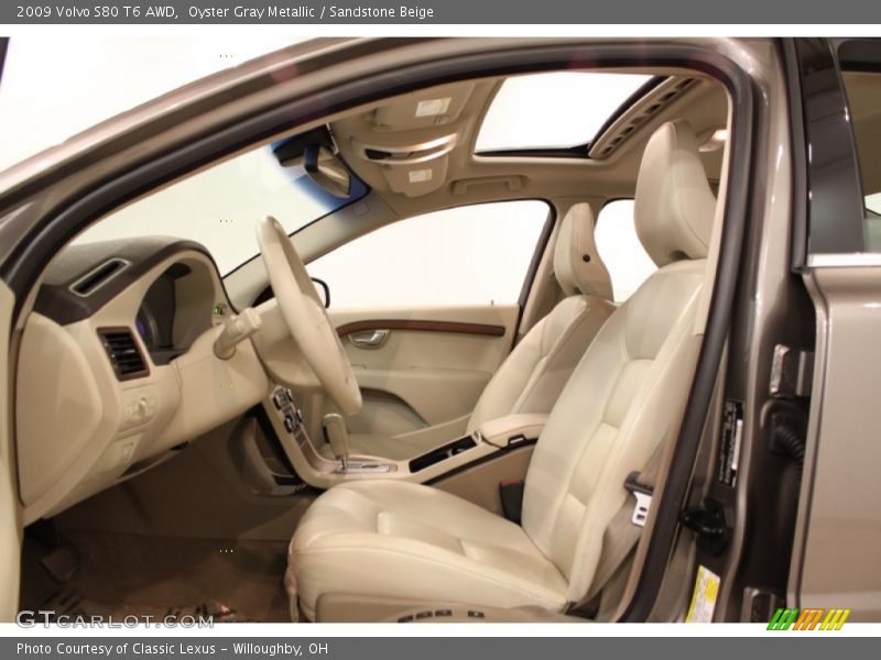  2009 S80 T6 AWD Sandstone Beige Interior