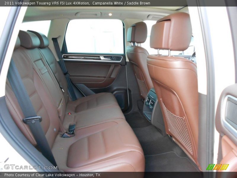  2011 Touareg VR6 FSI Lux 4XMotion Saddle Brown Interior