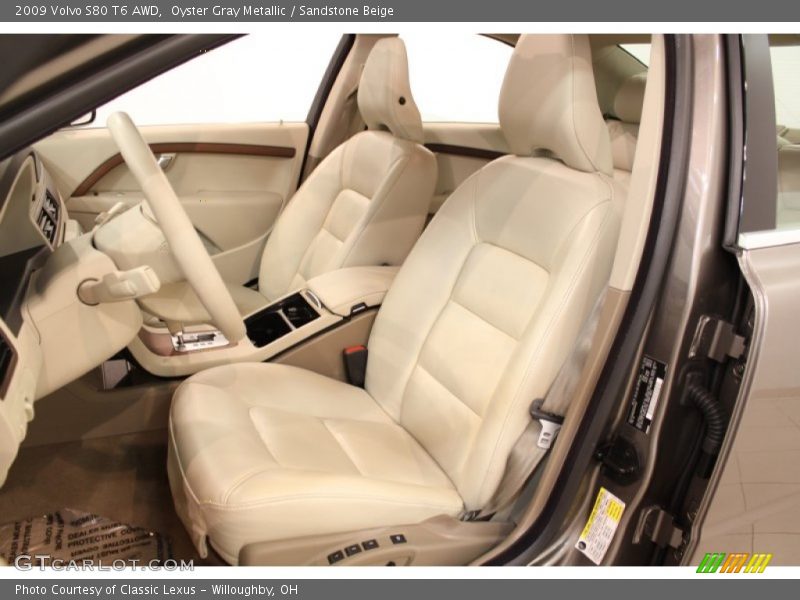  2009 S80 T6 AWD Sandstone Beige Interior