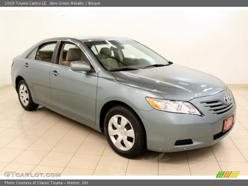 Aloe Green Metallic / Bisque 2009 Toyota Camry LE