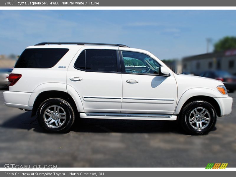 Natural White / Taupe 2005 Toyota Sequoia SR5 4WD
