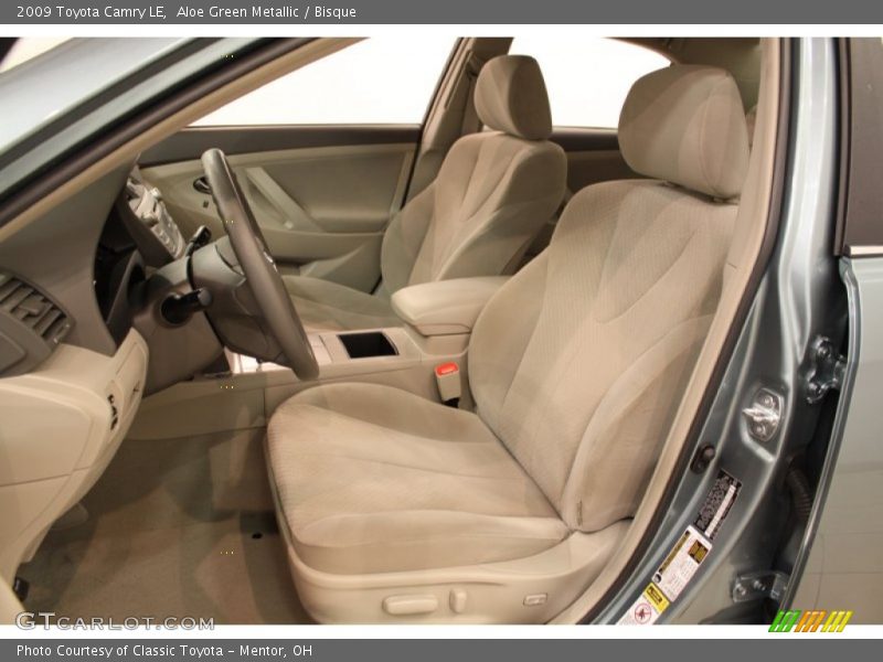 Aloe Green Metallic / Bisque 2009 Toyota Camry LE