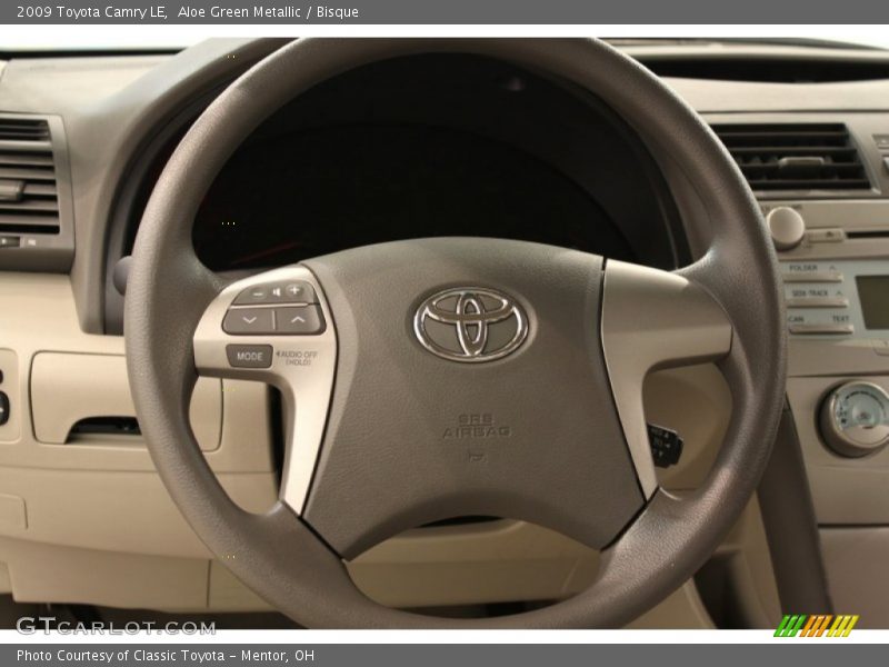 Aloe Green Metallic / Bisque 2009 Toyota Camry LE