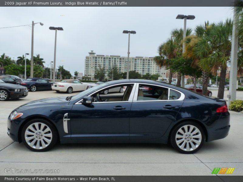 Indigo Blue Metallic / Barley/Truffle 2009 Jaguar XF Premium Luxury