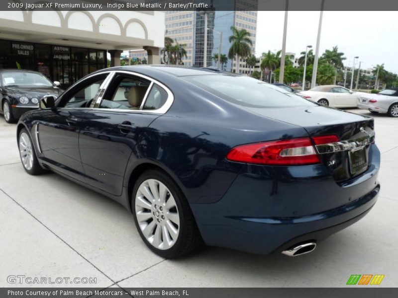 Indigo Blue Metallic / Barley/Truffle 2009 Jaguar XF Premium Luxury