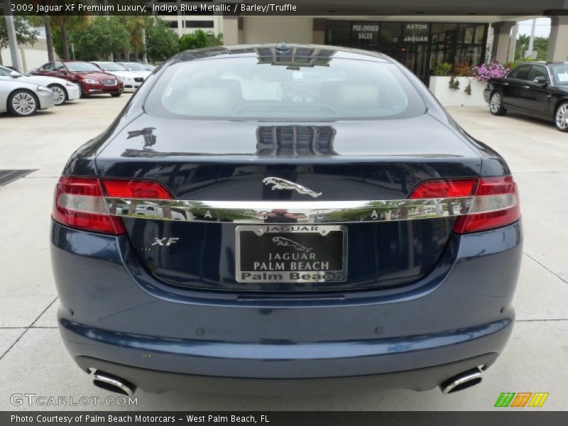Indigo Blue Metallic / Barley/Truffle 2009 Jaguar XF Premium Luxury