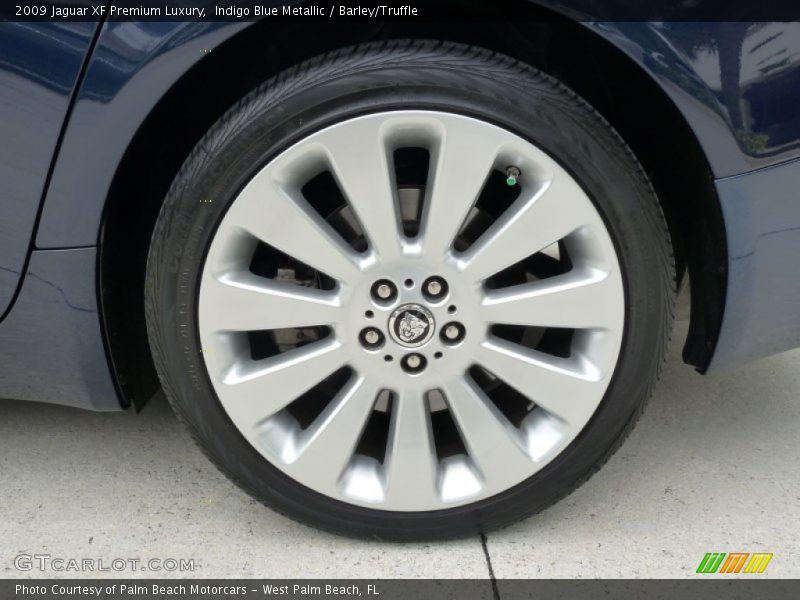 Indigo Blue Metallic / Barley/Truffle 2009 Jaguar XF Premium Luxury