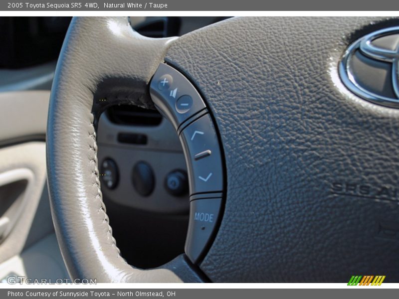 Natural White / Taupe 2005 Toyota Sequoia SR5 4WD