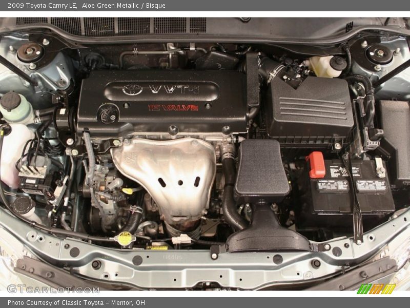 Aloe Green Metallic / Bisque 2009 Toyota Camry LE