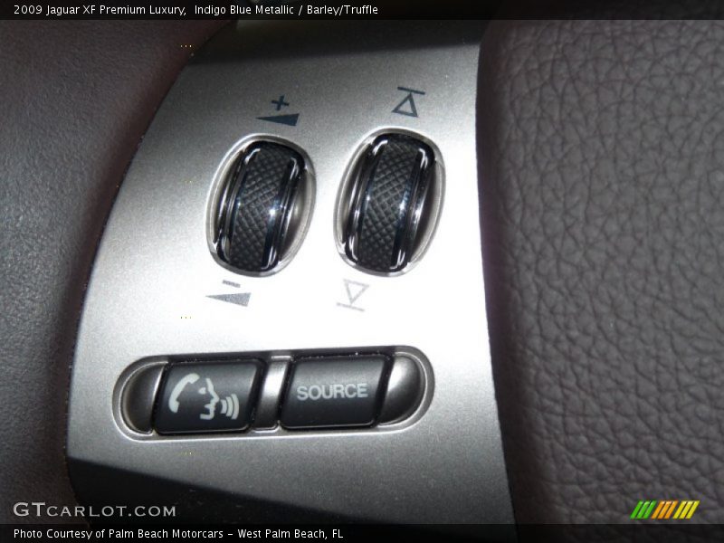 Indigo Blue Metallic / Barley/Truffle 2009 Jaguar XF Premium Luxury