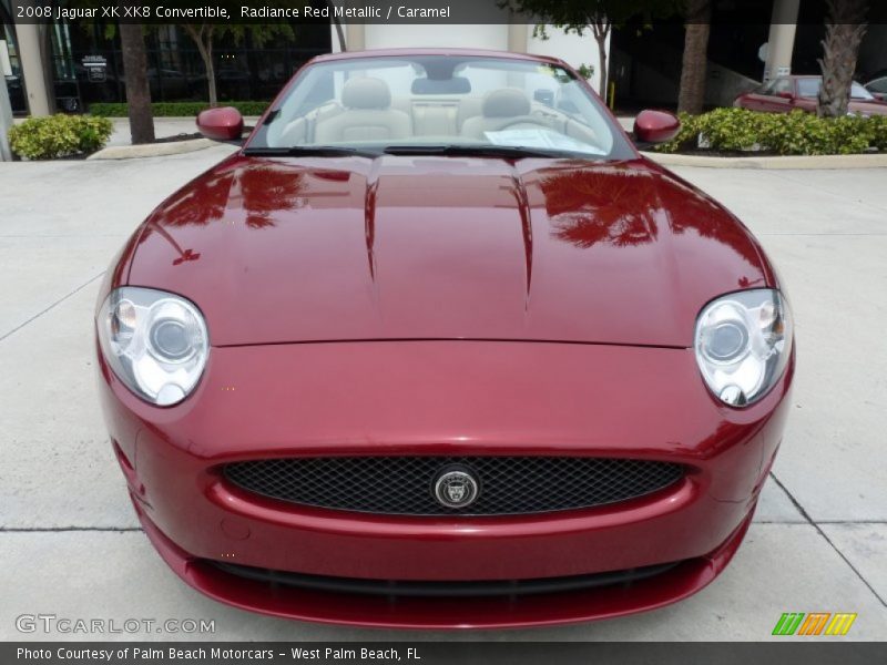 Radiance Red Metallic / Caramel 2008 Jaguar XK XK8 Convertible